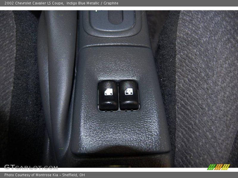 Indigo Blue Metallic / Graphite 2002 Chevrolet Cavalier LS Coupe