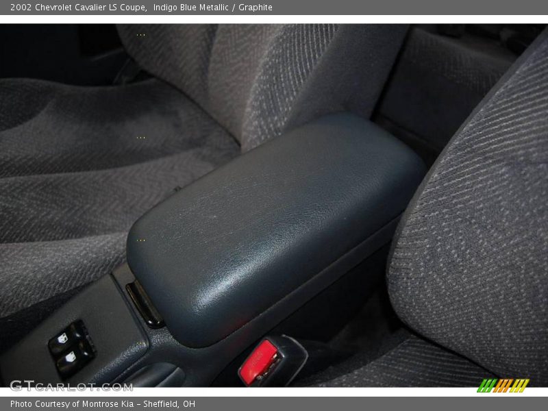 Indigo Blue Metallic / Graphite 2002 Chevrolet Cavalier LS Coupe