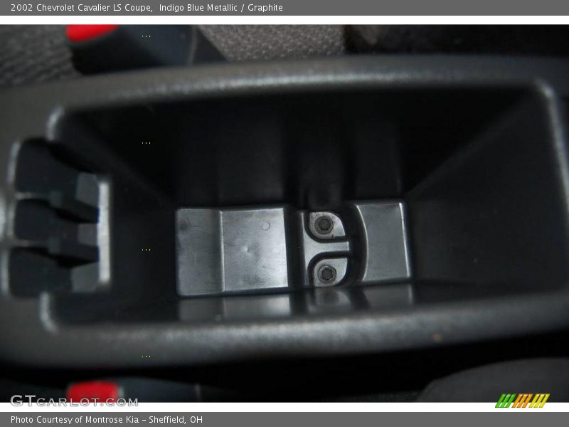 Indigo Blue Metallic / Graphite 2002 Chevrolet Cavalier LS Coupe