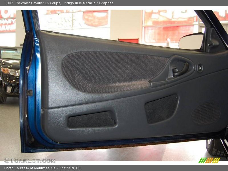Indigo Blue Metallic / Graphite 2002 Chevrolet Cavalier LS Coupe