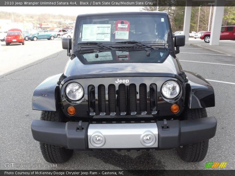 Black / Dark Slate Gray/Medium Slate Gray 2010 Jeep Wrangler Unlimited Sahara 4x4