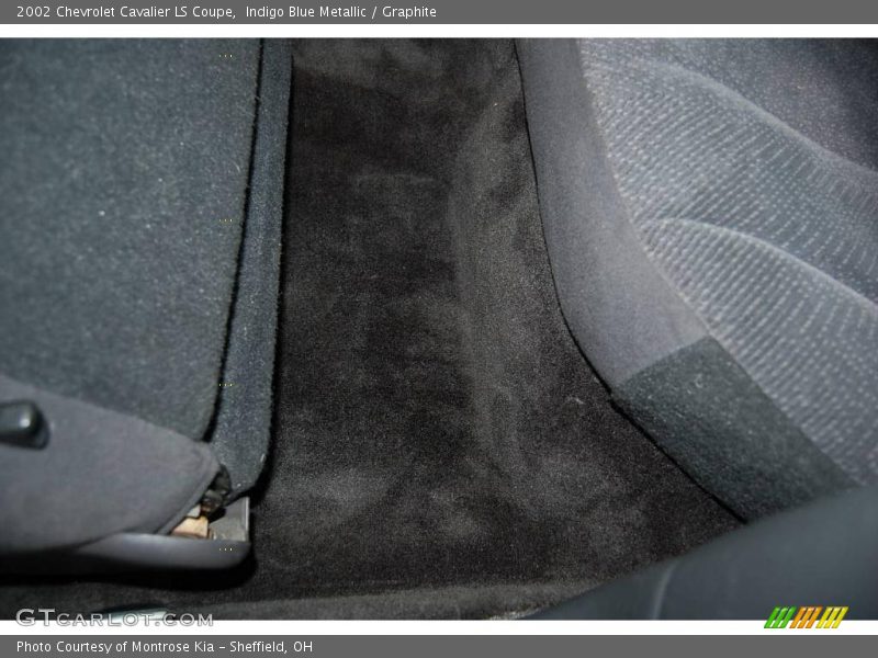 Indigo Blue Metallic / Graphite 2002 Chevrolet Cavalier LS Coupe