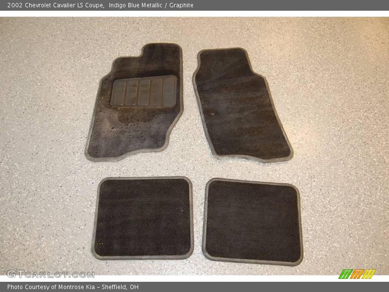 Indigo Blue Metallic / Graphite 2002 Chevrolet Cavalier LS Coupe