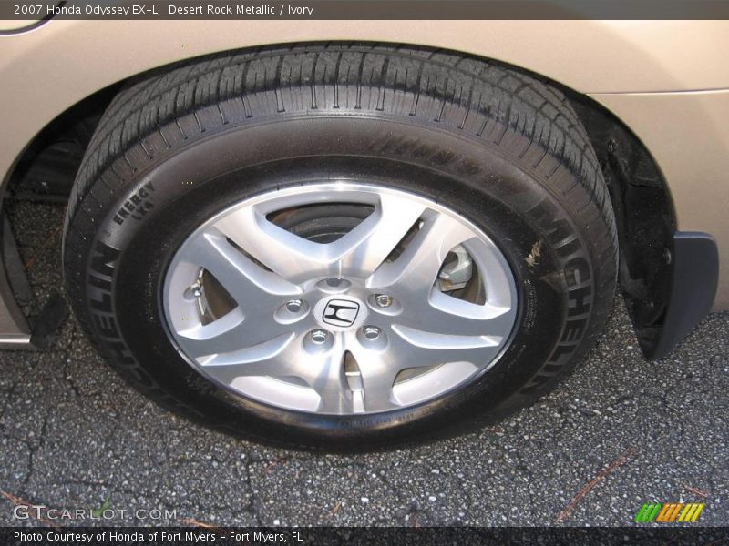 Desert Rock Metallic / Ivory 2007 Honda Odyssey EX-L