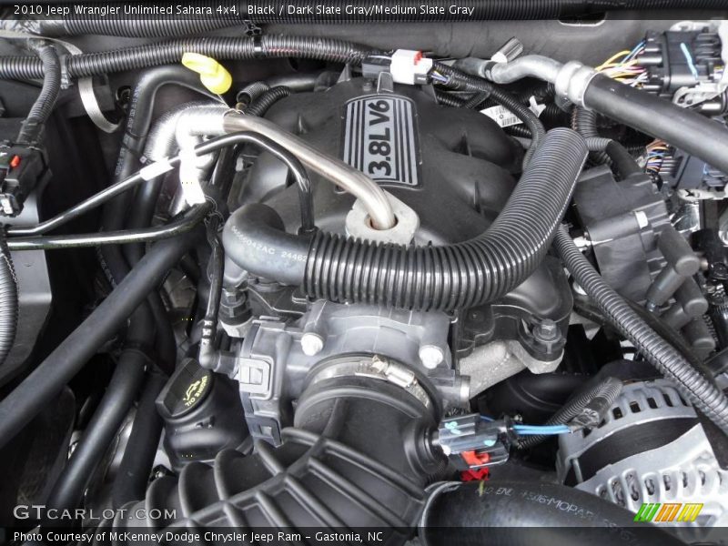 Black / Dark Slate Gray/Medium Slate Gray 2010 Jeep Wrangler Unlimited Sahara 4x4