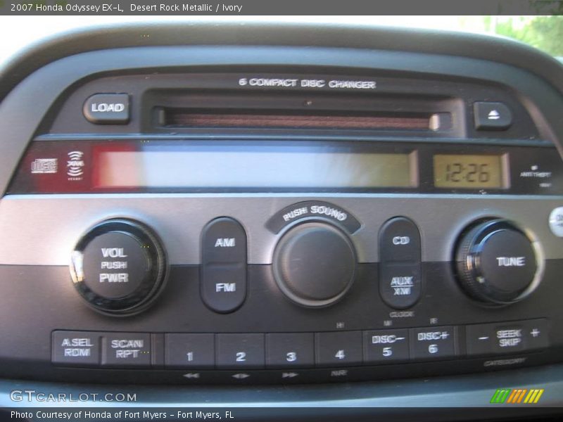 Desert Rock Metallic / Ivory 2007 Honda Odyssey EX-L