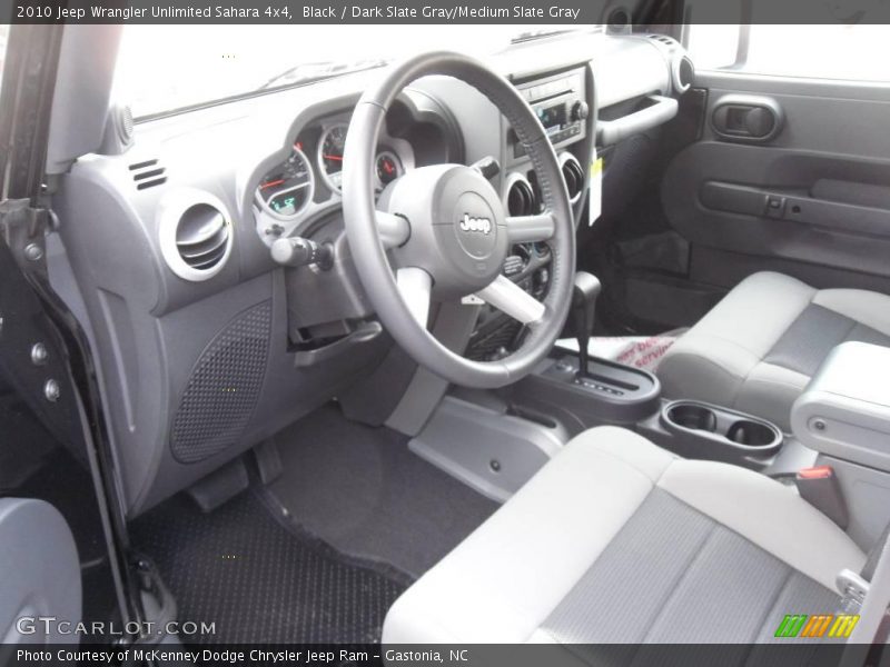 Black / Dark Slate Gray/Medium Slate Gray 2010 Jeep Wrangler Unlimited Sahara 4x4