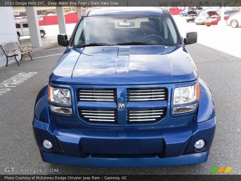 Deep Water Blue Pearl / Dark Slate Gray 2010 Dodge Nitro SXT