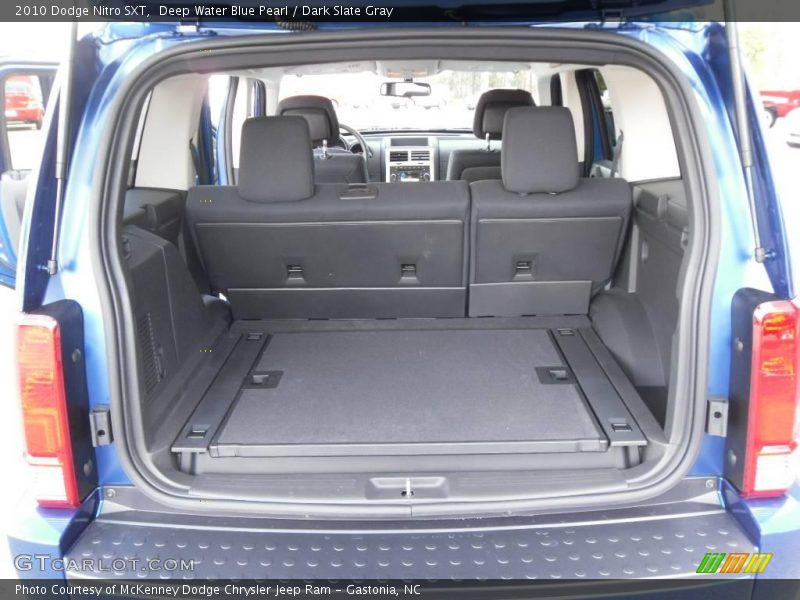 Deep Water Blue Pearl / Dark Slate Gray 2010 Dodge Nitro SXT