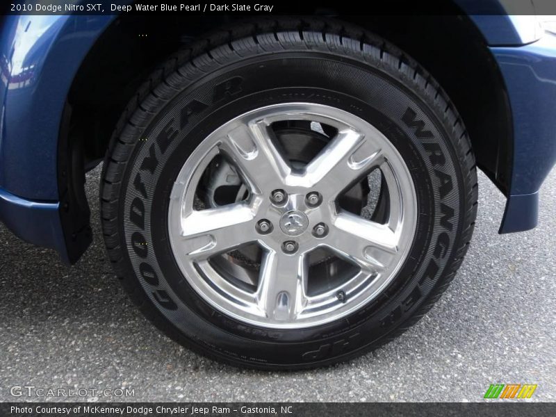 Deep Water Blue Pearl / Dark Slate Gray 2010 Dodge Nitro SXT