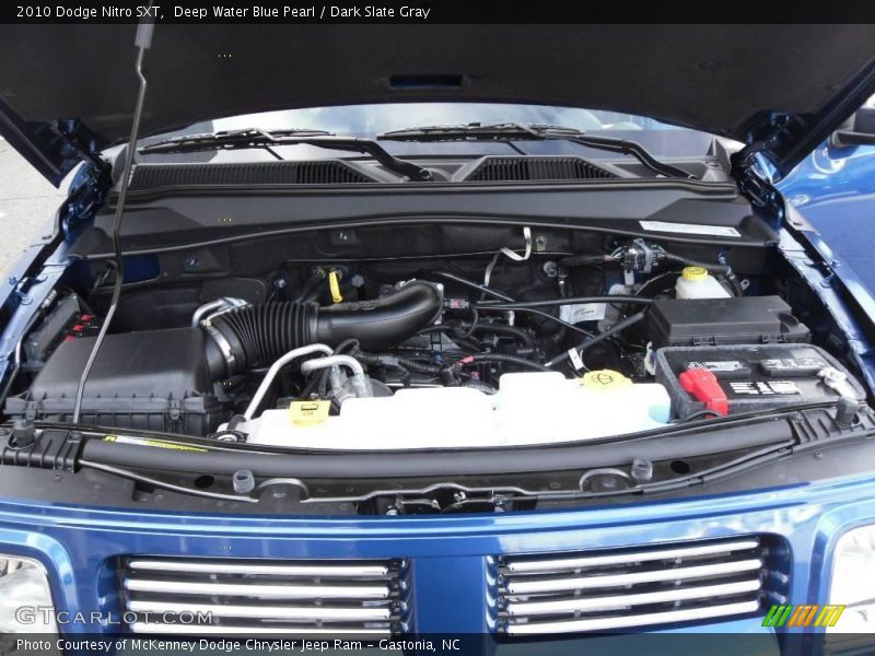Deep Water Blue Pearl / Dark Slate Gray 2010 Dodge Nitro SXT