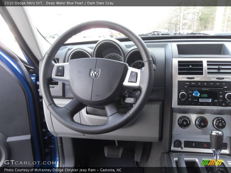 Deep Water Blue Pearl / Dark Slate Gray 2010 Dodge Nitro SXT