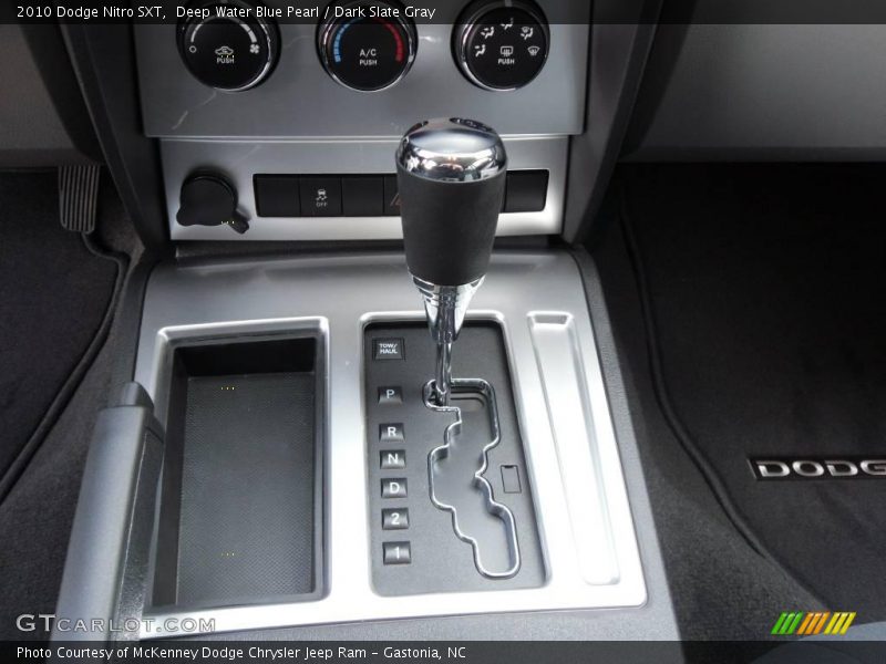 Deep Water Blue Pearl / Dark Slate Gray 2010 Dodge Nitro SXT