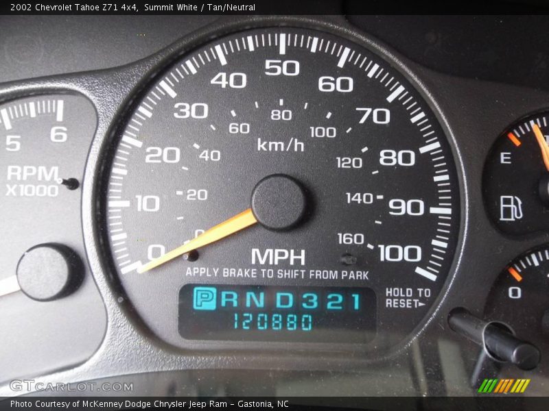 Summit White / Tan/Neutral 2002 Chevrolet Tahoe Z71 4x4