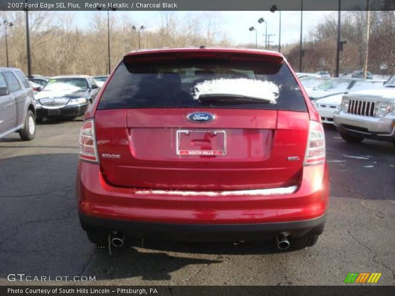 Redfire Metallic / Charcoal Black 2007 Ford Edge SEL Plus