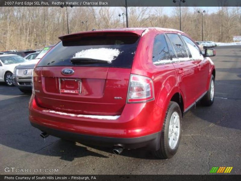 Redfire Metallic / Charcoal Black 2007 Ford Edge SEL Plus