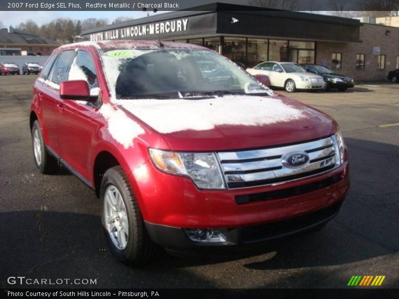 Redfire Metallic / Charcoal Black 2007 Ford Edge SEL Plus