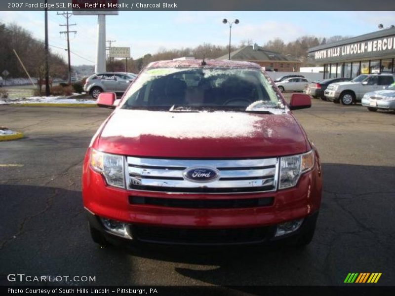 Redfire Metallic / Charcoal Black 2007 Ford Edge SEL Plus