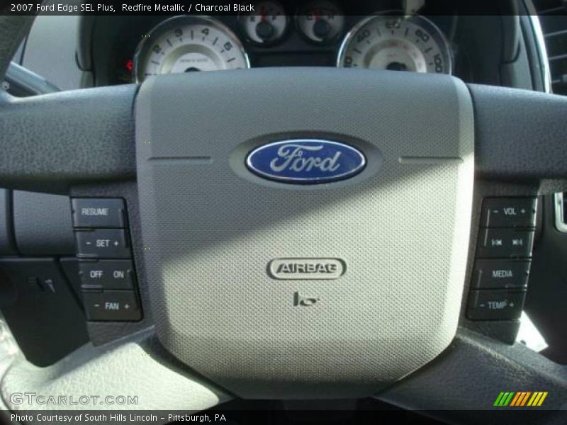 Redfire Metallic / Charcoal Black 2007 Ford Edge SEL Plus