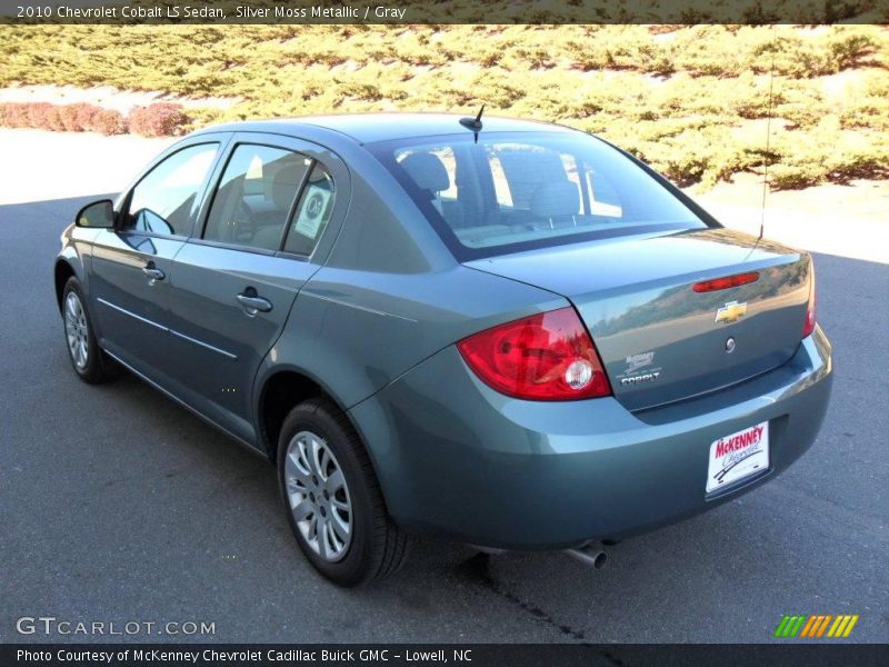 Silver Moss Metallic / Gray 2010 Chevrolet Cobalt LS Sedan