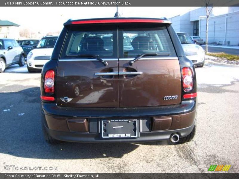 Hot Chocolate Metallic / Grey/Carbon Black 2010 Mini Cooper Clubman