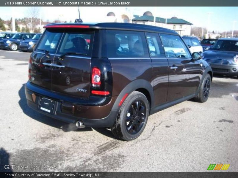 Hot Chocolate Metallic / Grey/Carbon Black 2010 Mini Cooper Clubman