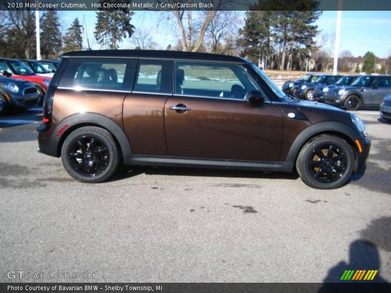Hot Chocolate Metallic / Grey/Carbon Black 2010 Mini Cooper Clubman