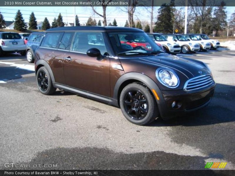 Hot Chocolate Metallic / Grey/Carbon Black 2010 Mini Cooper Clubman