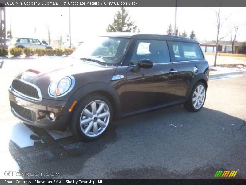 Hot Chocolate Metallic / Grey/Carbon Black 2010 Mini Cooper S Clubman