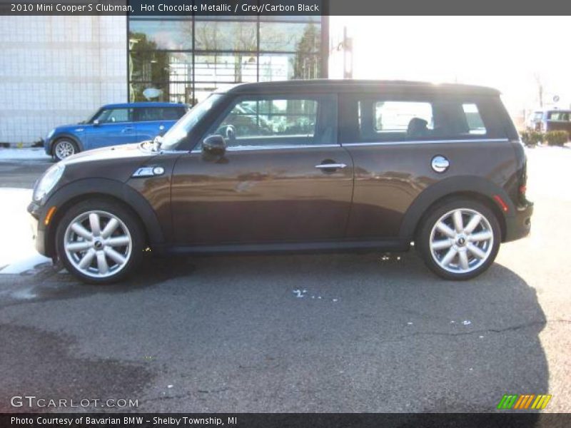 Hot Chocolate Metallic / Grey/Carbon Black 2010 Mini Cooper S Clubman