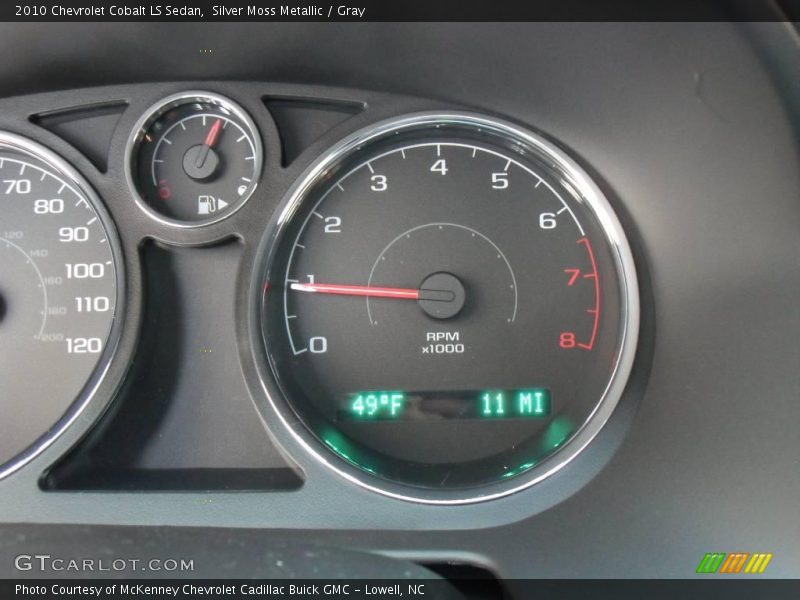 Silver Moss Metallic / Gray 2010 Chevrolet Cobalt LS Sedan