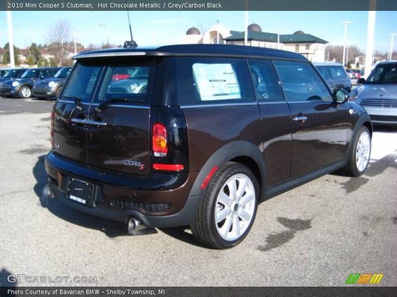 Hot Chocolate Metallic / Grey/Carbon Black 2010 Mini Cooper S Clubman