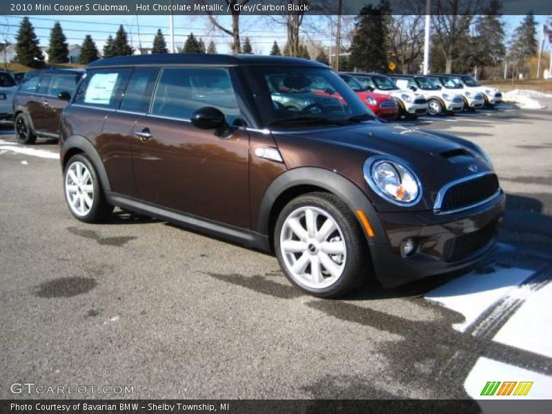 Hot Chocolate Metallic / Grey/Carbon Black 2010 Mini Cooper S Clubman