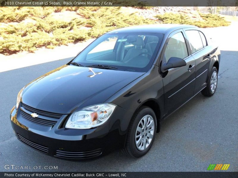 Black Granite Metallic / Gray 2010 Chevrolet Cobalt LS Sedan