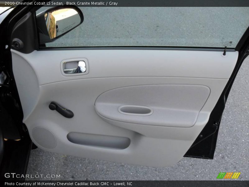 Black Granite Metallic / Gray 2010 Chevrolet Cobalt LS Sedan