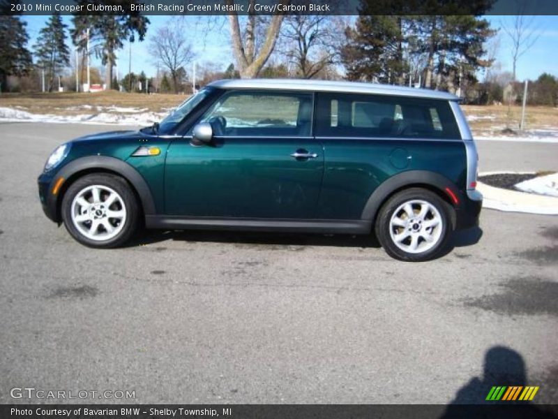 British Racing Green Metallic / Grey/Carbon Black 2010 Mini Cooper Clubman