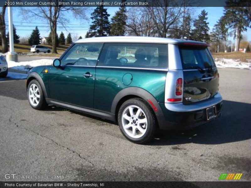 British Racing Green Metallic / Grey/Carbon Black 2010 Mini Cooper Clubman