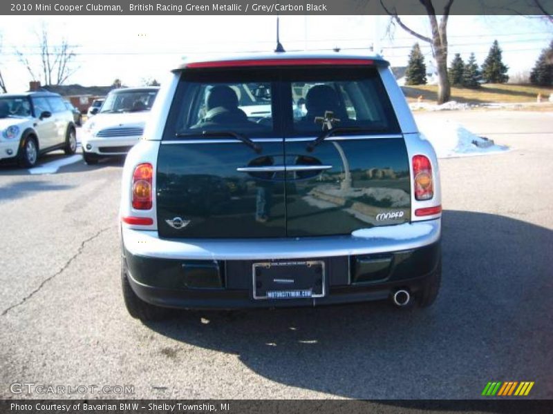 British Racing Green Metallic / Grey/Carbon Black 2010 Mini Cooper Clubman
