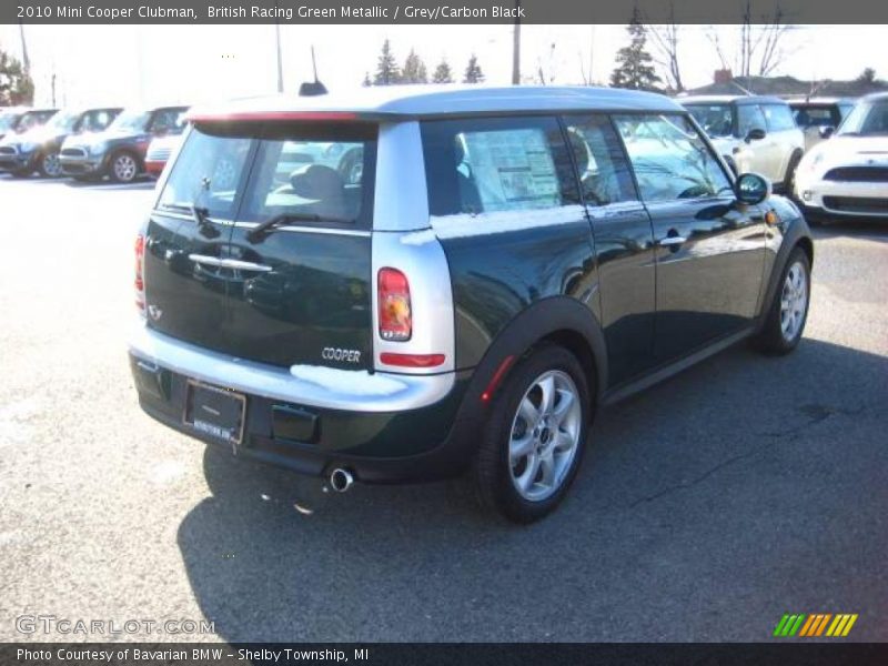 British Racing Green Metallic / Grey/Carbon Black 2010 Mini Cooper Clubman