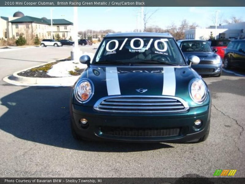 British Racing Green Metallic / Grey/Carbon Black 2010 Mini Cooper Clubman