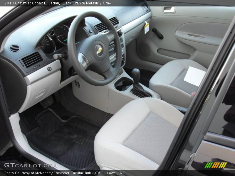 Black Granite Metallic / Gray 2010 Chevrolet Cobalt LS Sedan