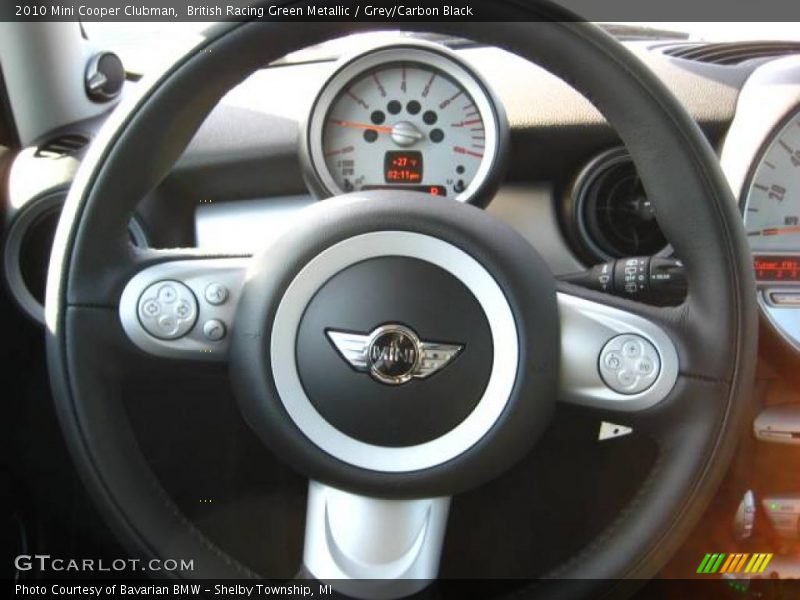 British Racing Green Metallic / Grey/Carbon Black 2010 Mini Cooper Clubman