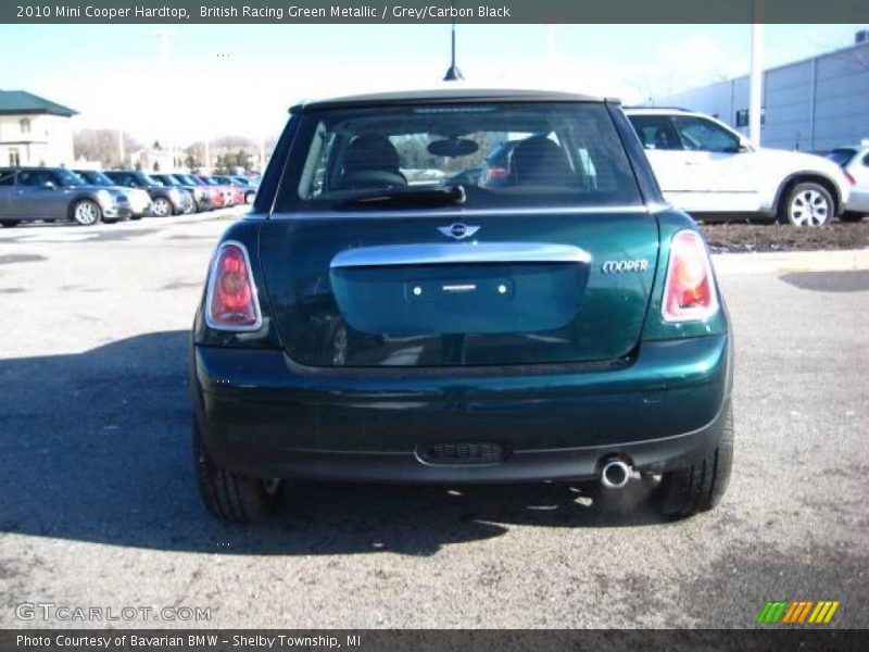 British Racing Green Metallic / Grey/Carbon Black 2010 Mini Cooper Hardtop