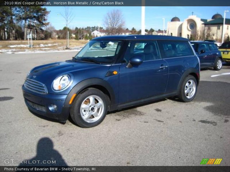 Horizon Blue Metallic / Grey/Carbon Black 2010 Mini Cooper Clubman