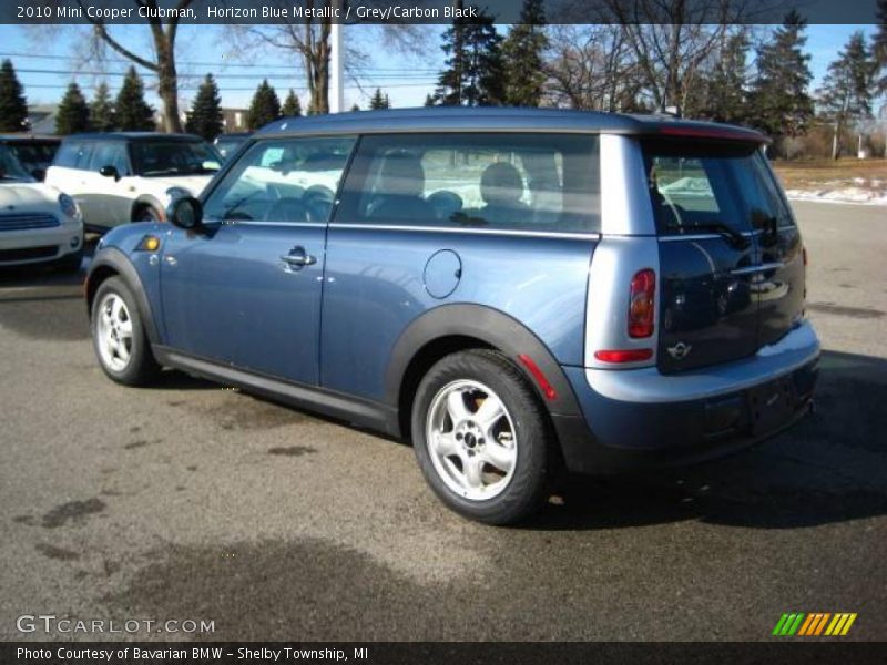 Horizon Blue Metallic / Grey/Carbon Black 2010 Mini Cooper Clubman