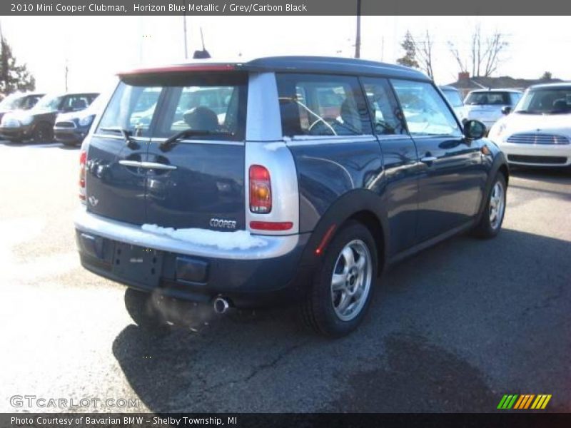 Horizon Blue Metallic / Grey/Carbon Black 2010 Mini Cooper Clubman