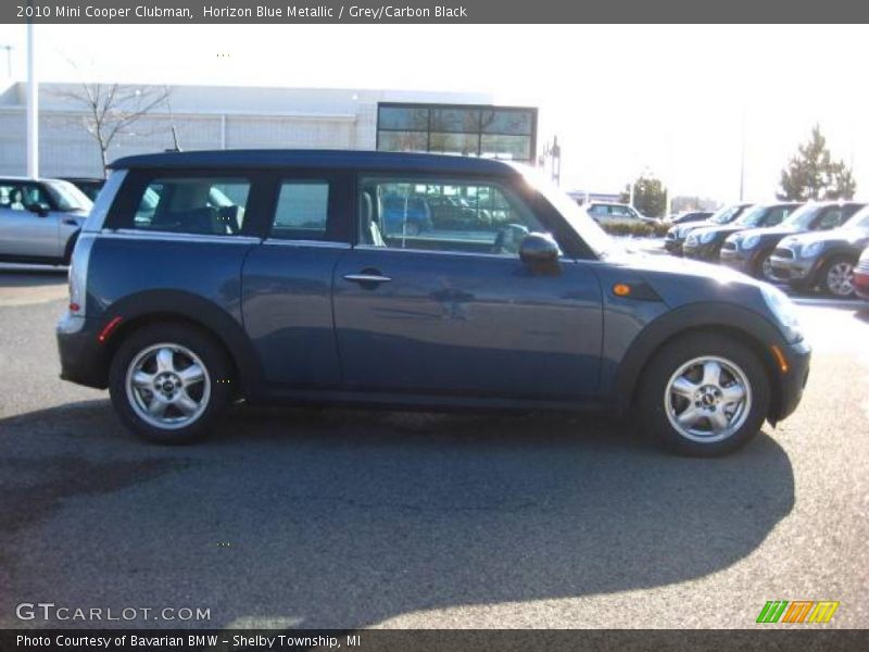 Horizon Blue Metallic / Grey/Carbon Black 2010 Mini Cooper Clubman