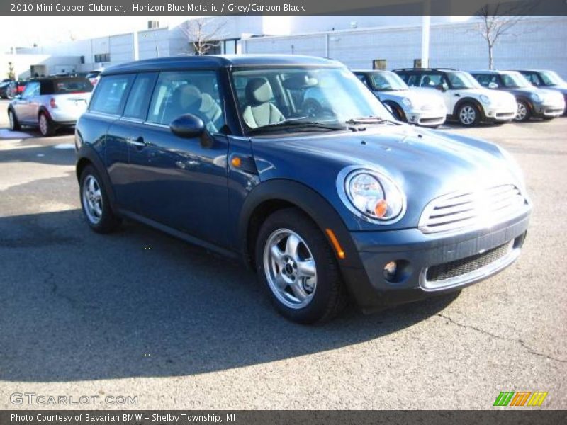 Horizon Blue Metallic / Grey/Carbon Black 2010 Mini Cooper Clubman