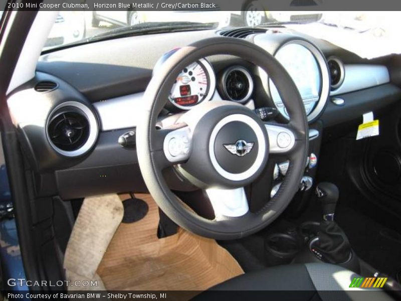 Horizon Blue Metallic / Grey/Carbon Black 2010 Mini Cooper Clubman