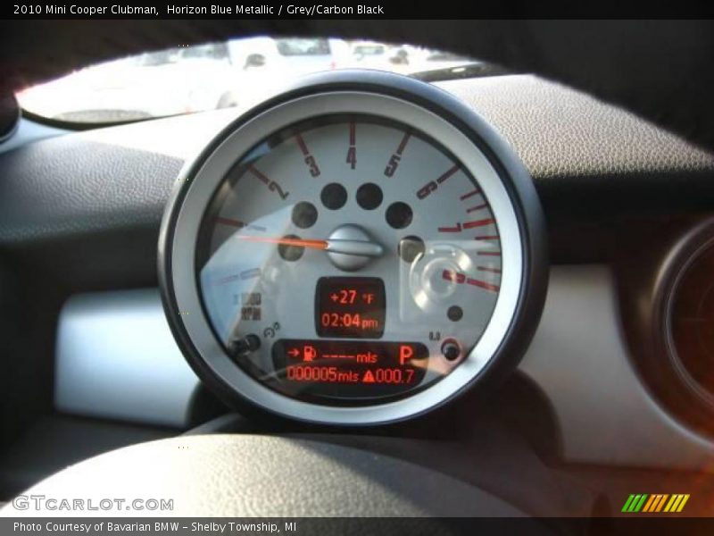 Horizon Blue Metallic / Grey/Carbon Black 2010 Mini Cooper Clubman